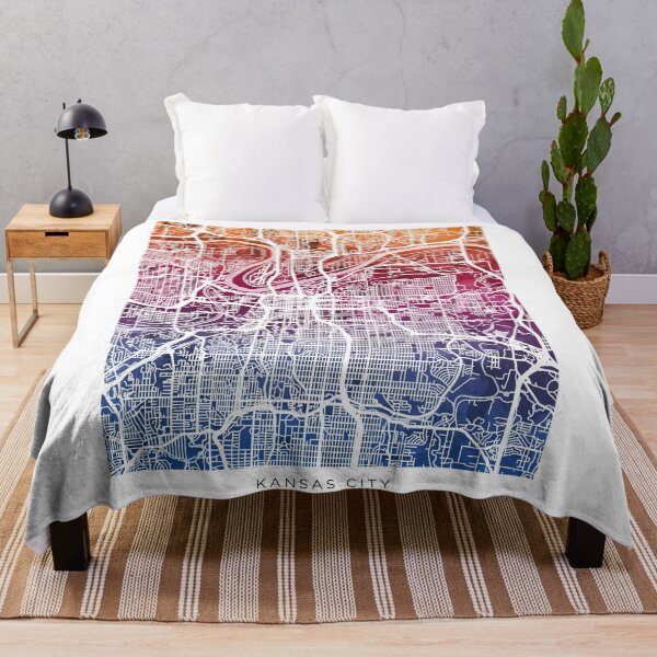 Item preview, Kansas City Missouri City Map designed and sold by ArtPrints.