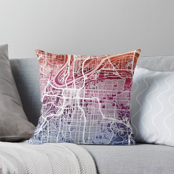 Item preview, Kansas City Missouri City Map designed and sold by ArtPrints.