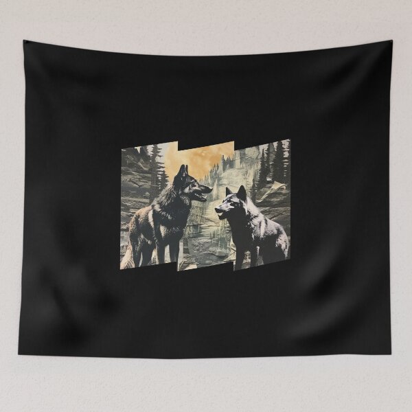 Item preview, Wolves collage 3 tier designed and sold by global-designz.