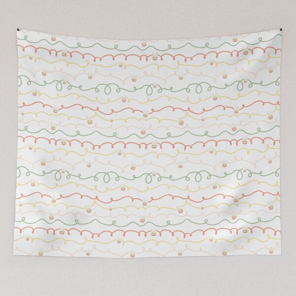 Item preview, Bunny Hop Rainbow Seamless Pattern designed and sold by KleineFi.