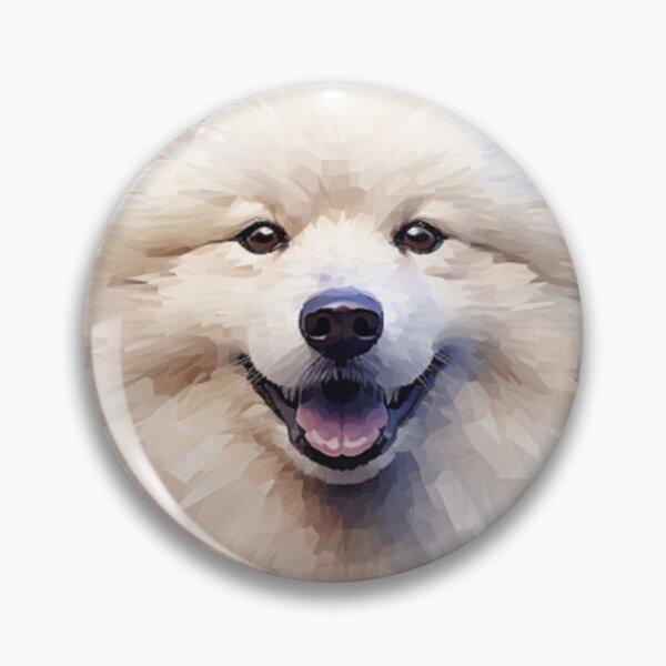 Item preview, Samoyed art pixel dog designed and sold by Goodpiece.