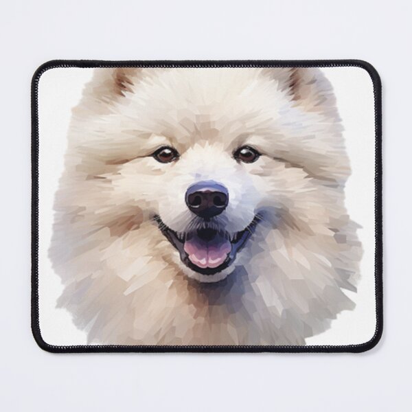 Item preview, Samoyed art pixel dog designed and sold by Goodpiece.