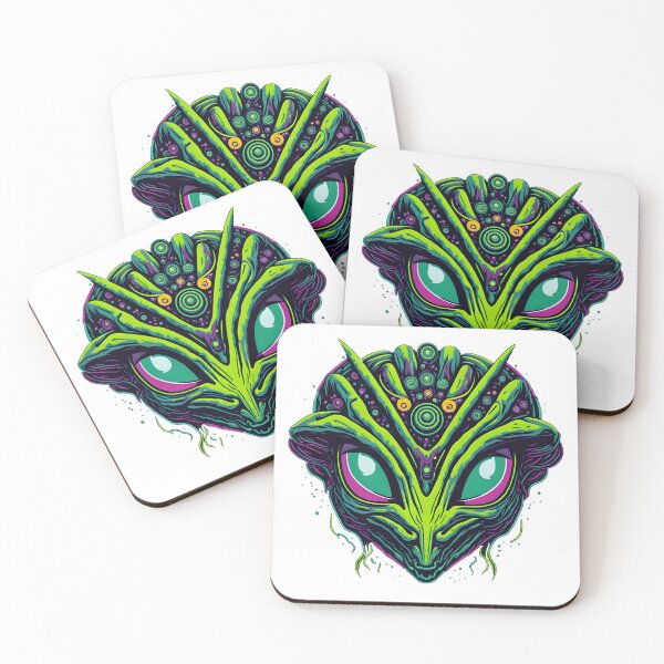 Item preview, Trippy Alien designed and sold by BearsAndSkulls.