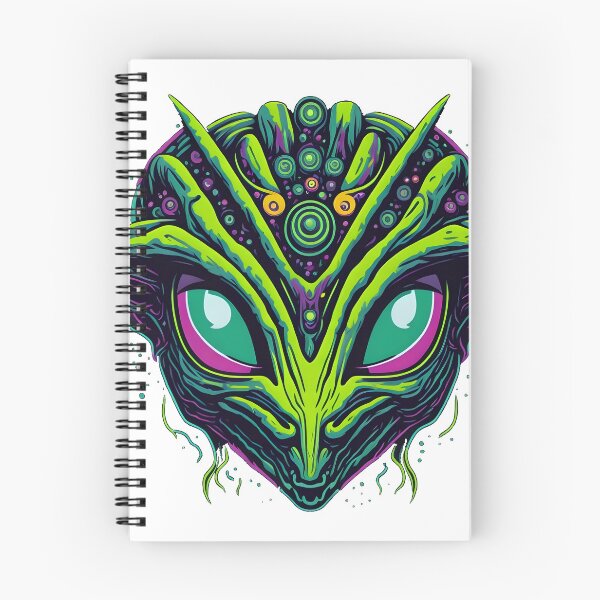 Item preview, Trippy Alien designed and sold by BearsAndSkulls.