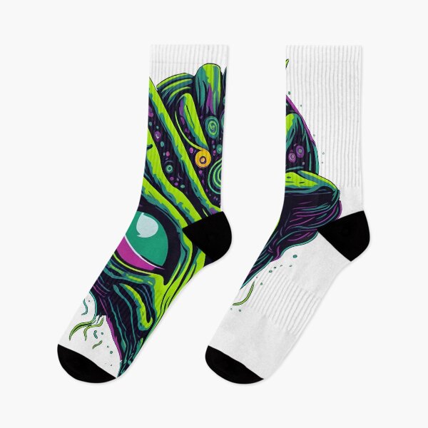 Item preview, Trippy Alien designed and sold by BearsAndSkulls.