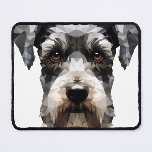 Item preview, Schnauzer art pixel dog designed and sold by Goodpiece.