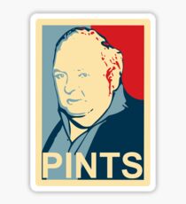 Paddy Losty - Pints - Pintman - Obama Parody Sticker