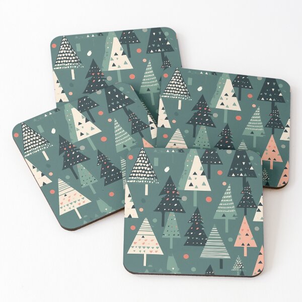 Item preview, Wintery modern design with Christmas motifs designed and sold by Pflugart.