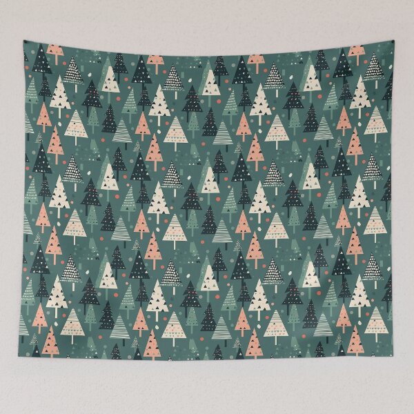 Item preview, Wintery modern design with Christmas motifs designed and sold by Pflugart.