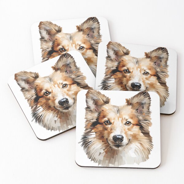 Item preview, shetland_sheepdog art pixel dog designed and sold by Goodpiece.