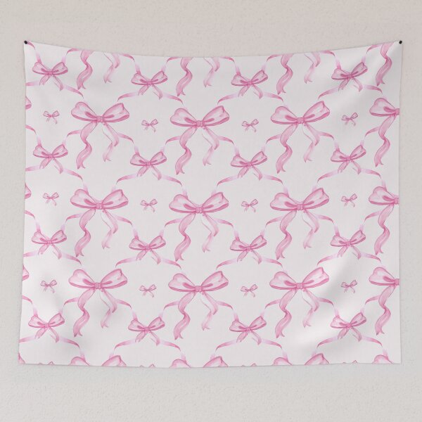 Item preview, Aesthetic Pastel Pink Ribbons and bows in watercolor. designed and sold by Alice-Mills.