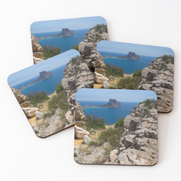 Item preview, Limestone cliffs and view of the Peñón de Ifach in Calpe, Costa Blanca designed and sold by Adriana Mueller.