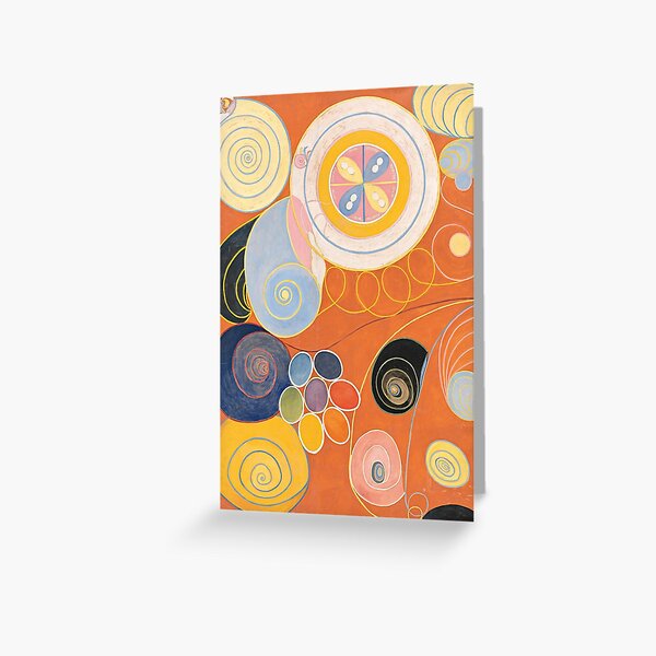 Hilma af Klint Group IV, No. 3. The Ten Largest, Youth 1907 Greeting Card