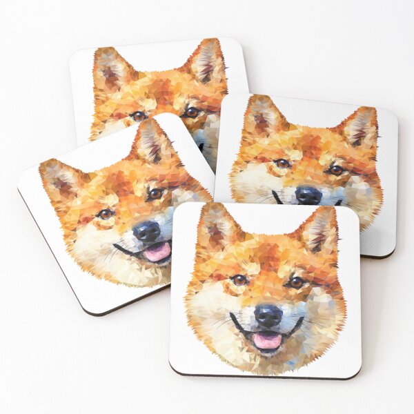 Item preview, shiba art pixel dog designed and sold by Goodpiece.
