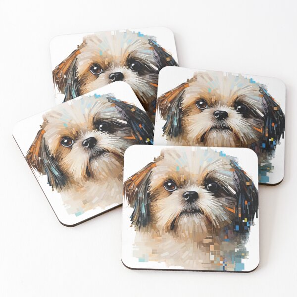 Item preview, Shih_tzu art pixel dog designed and sold by Goodpiece.