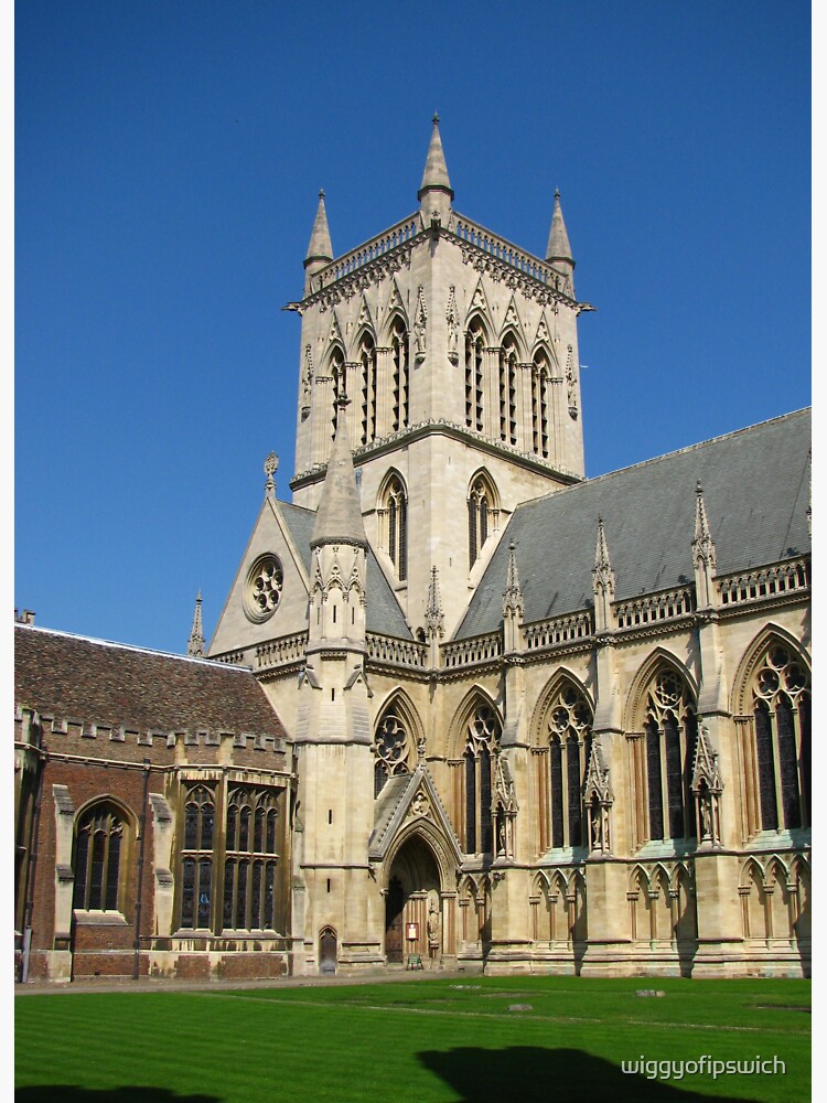 "Cambridge's Tallest Building, England" Sticker for Sale by