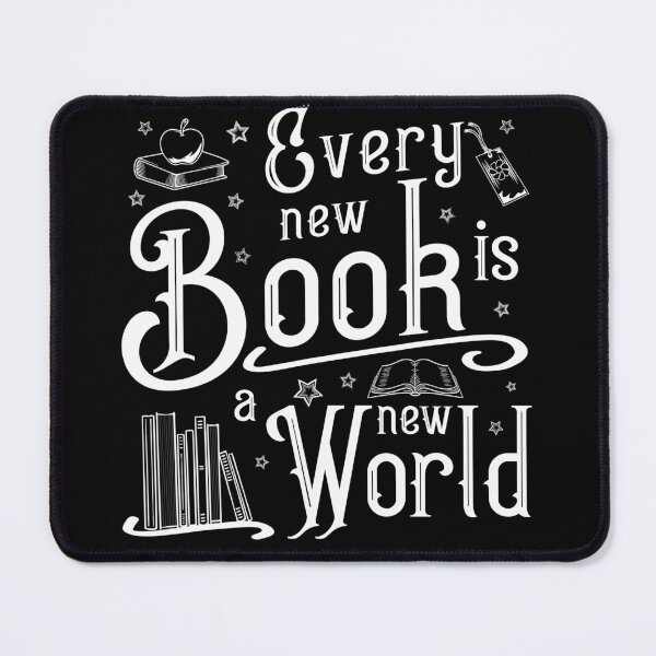 Item preview, Every new book is a new world Reader Librarian Gift designed and sold by gogo-jr.