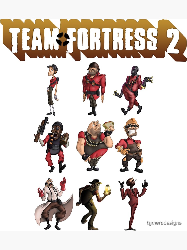 Team fortress 2 logo text character - houndmine