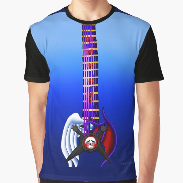 Fusion Keyblade Guitar #171 - Skull Noise & Way to the Dawn Graphic T-Shirt