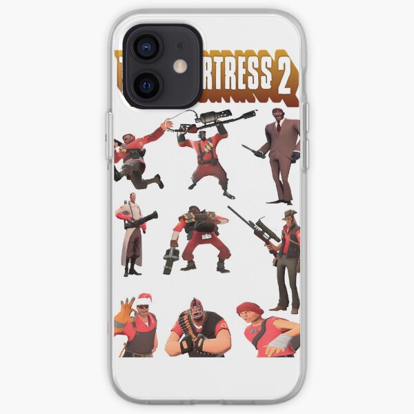 Team Fortress 2 Alle Charaktere Klassen Mit Tf2 Logo Iphone Hulle Cover Von Tymersdesigns Redbubble