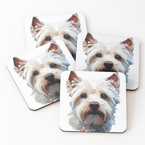 Item preview, West_Highland_White_Terrier art pixel dog designed and sold by Goodpiece.