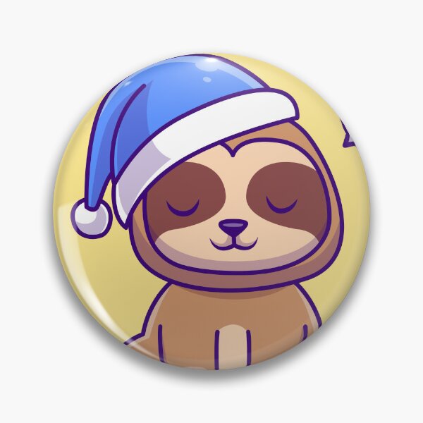 Item preview, Cozy Sloth: Cute Sloth Winter with Beanie Hat - Cartoon Illustration designed and sold by hjian8219.