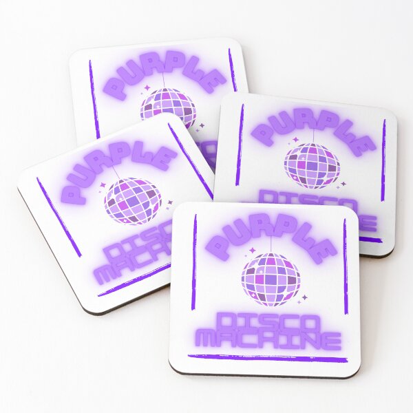 Item preview, purple disco machine design designed and sold by WickyWildLife.
