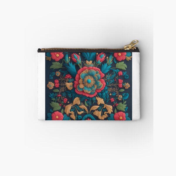 Item preview, Vintage floral Mexican style embroidery designed and sold by ArtyBuys.