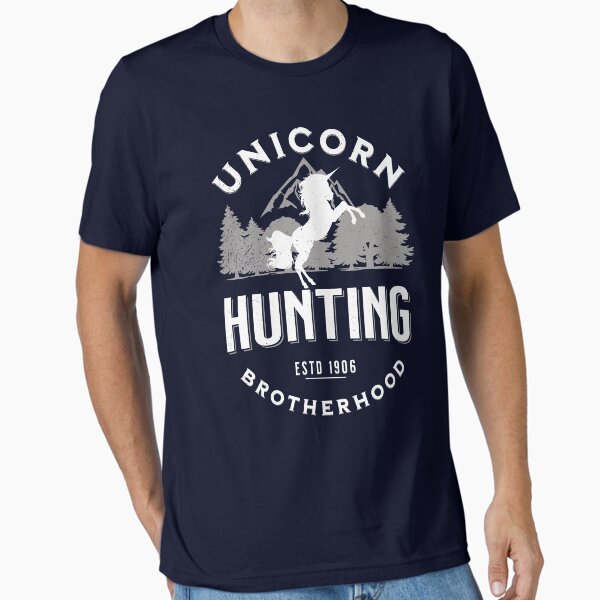 Unicorn Hunting Brotherhood - Adventure Awaits Essential T-Shirt