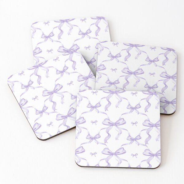 Item preview, Aesthetic Pastel Lilac Ribbons and bows in watercolor. designed and sold by Alice-Mills.