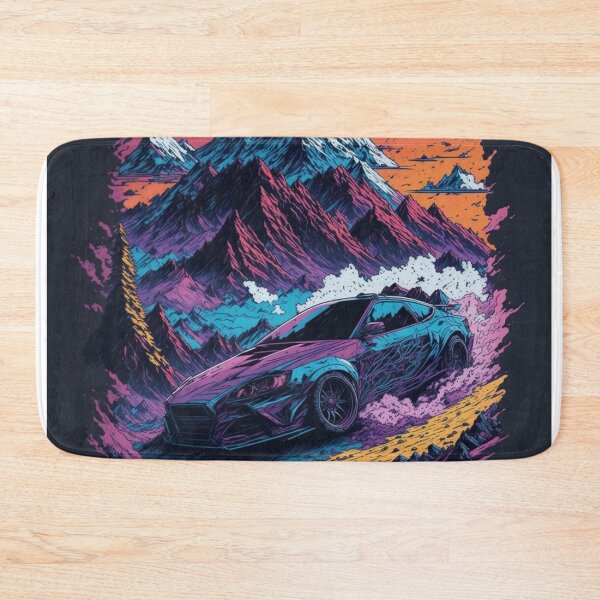 Item preview, Dramatic Car Drifting: Ultra HD Illustration for T-Shirt designed and sold by RedArtG09.
