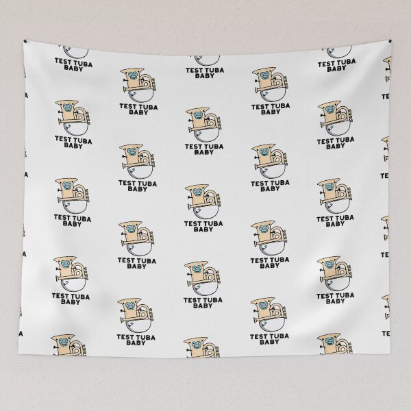 Item preview, Test Tuba Baby Funny Science Tuba Puns  designed and sold by punnybone.