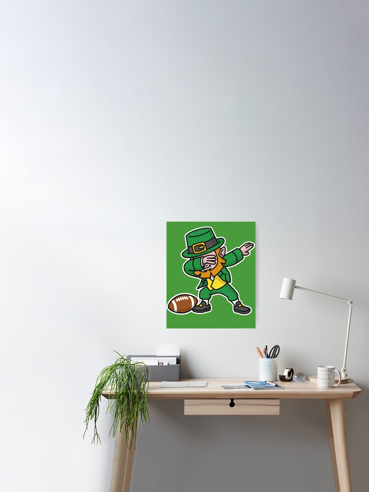 Dab dabbing leprechaun St. Patrick's day Poster for Sale by LaundryFactory