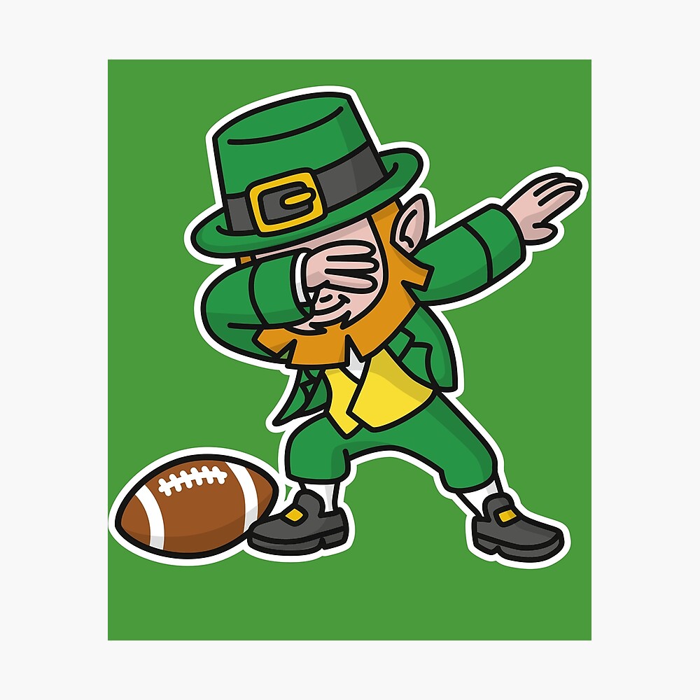 Dab dabbing leprechaun St. Patrick's day Poster for Sale by LaundryFactory