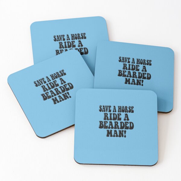 Item preview, Womens Funny Save A Horse Ride A Bearded Man (On Back)  designed and sold by IvaJosseau.