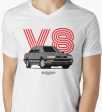 V8 (gray) Men's V-Neck T-Shirt