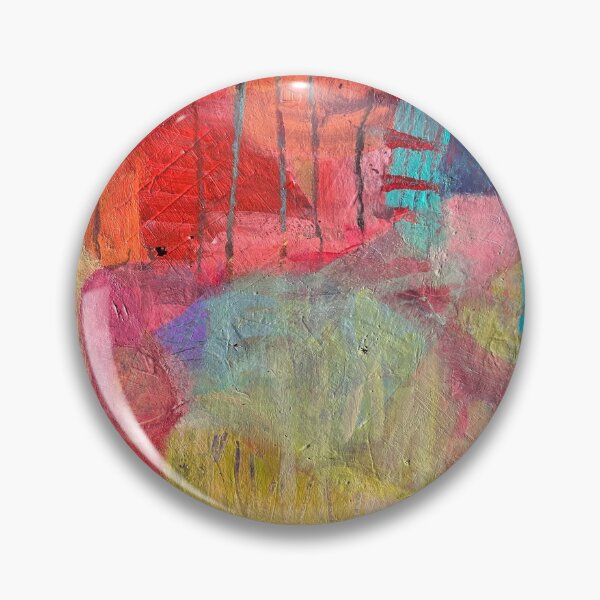 Item preview, Coral and Turquoise Abstract Painting  designed and sold by Beardsall-Art.