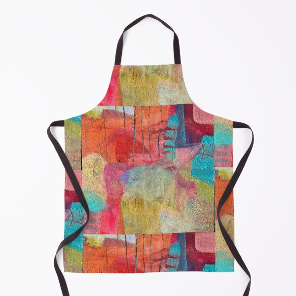 Item preview, Coral and Turquoise Abstract Painting designed and sold by Beardsall-Art.
