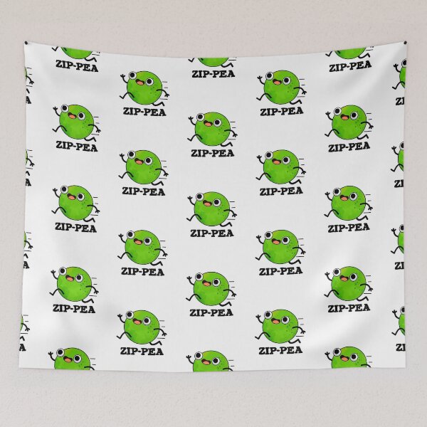 Item preview, Zip-pea Funny Zippy Pea Puns  designed and sold by punnybone.