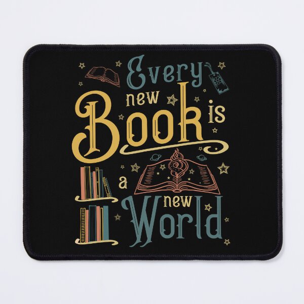 Item preview, Every new book is a new world Reader Librarian Gift designed and sold by gogo-jr.