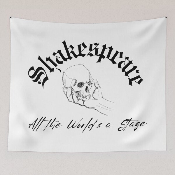 Item preview, Shakespeare - Hamlet Skull - All the Worlds a Stage designed and sold by MattOastler.
