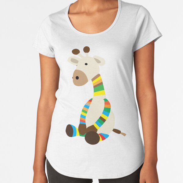 Giraffe Premium Scoop T-Shirt