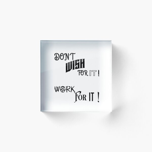 Item preview, Don't wish for it designed and sold by JSRCSRS.