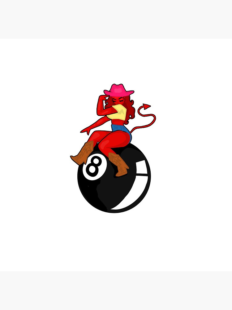 Discover Cowgirl demon riding 8ball | Pin