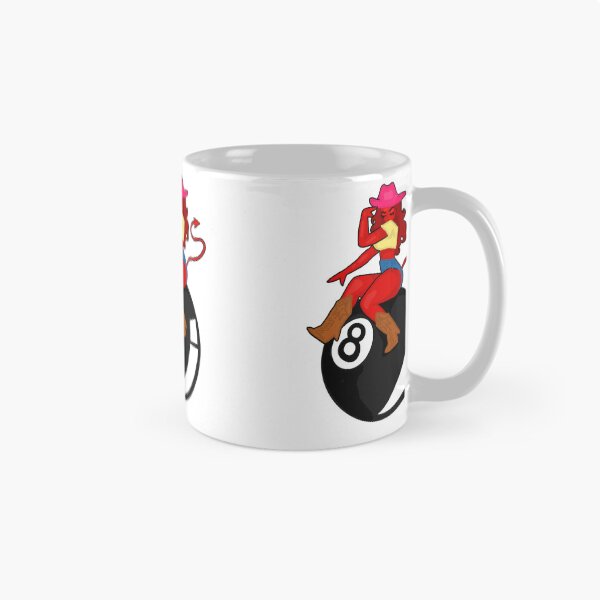 Item preview, Cowgirl demon riding 8ball designed and sold by dejaVI.