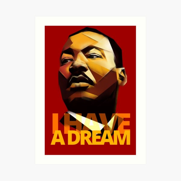 Martin Luther King Art Print