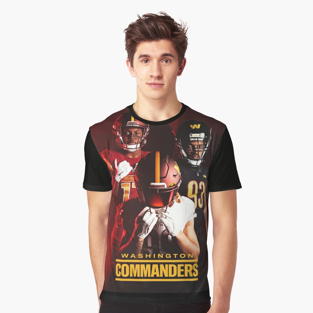 New Washington Commanders T-Shirt T-shirt short animal print shirt