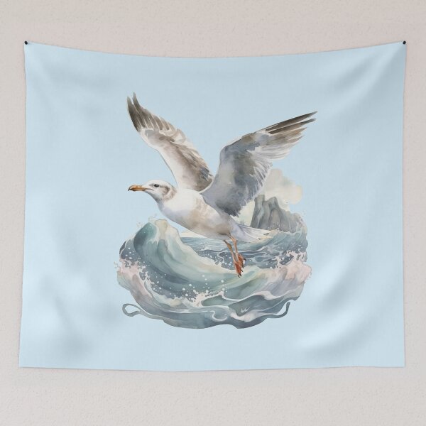 Item preview, flying seagull designed and sold by DerSenat.