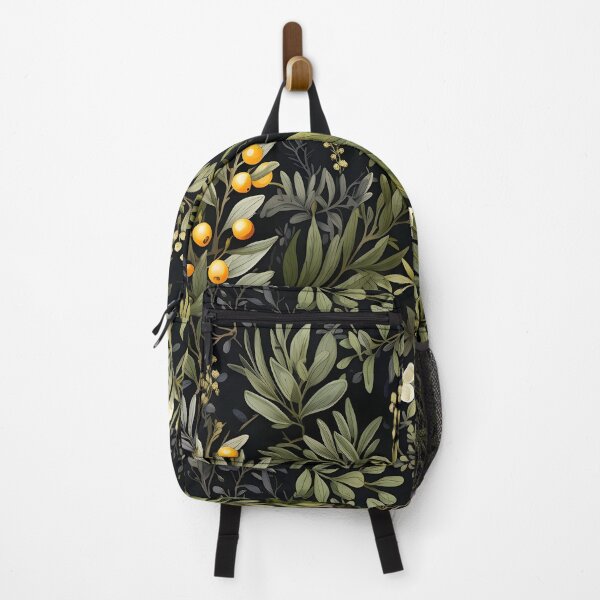 Item preview, “Last Smile before The Harvest”: Yellow Fruits, White Blossoms, Various Shades of Greens—Fall Floral Leaf Pattern, marching towards the Autumn Harvest designed and sold by ignasirus.