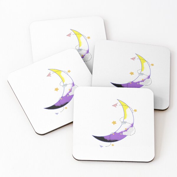 Item preview,  Non Binary Moon Stars Pride LGBTQ designed and sold by GM-666.